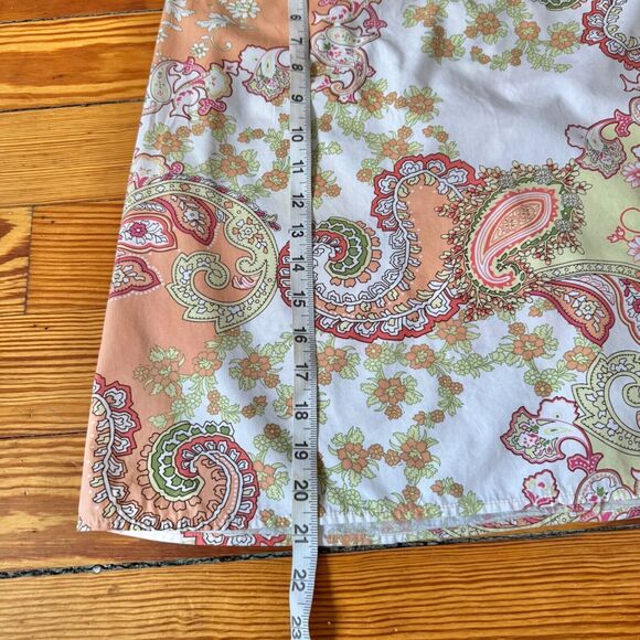Vintage 90s pastel paisley skirt women’s 9 (fits 6/8) boho indie festival y2k - Picture 4 of 6